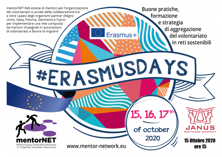 mentorNET partecipa alle iniziative degli #erasmusdays